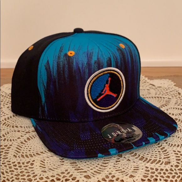 Aqua Snapback Hat 